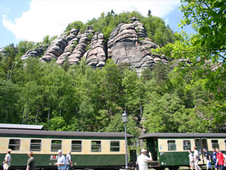 Oybin und die Schmalspurbahn Oybin und die Schmalspurbahn